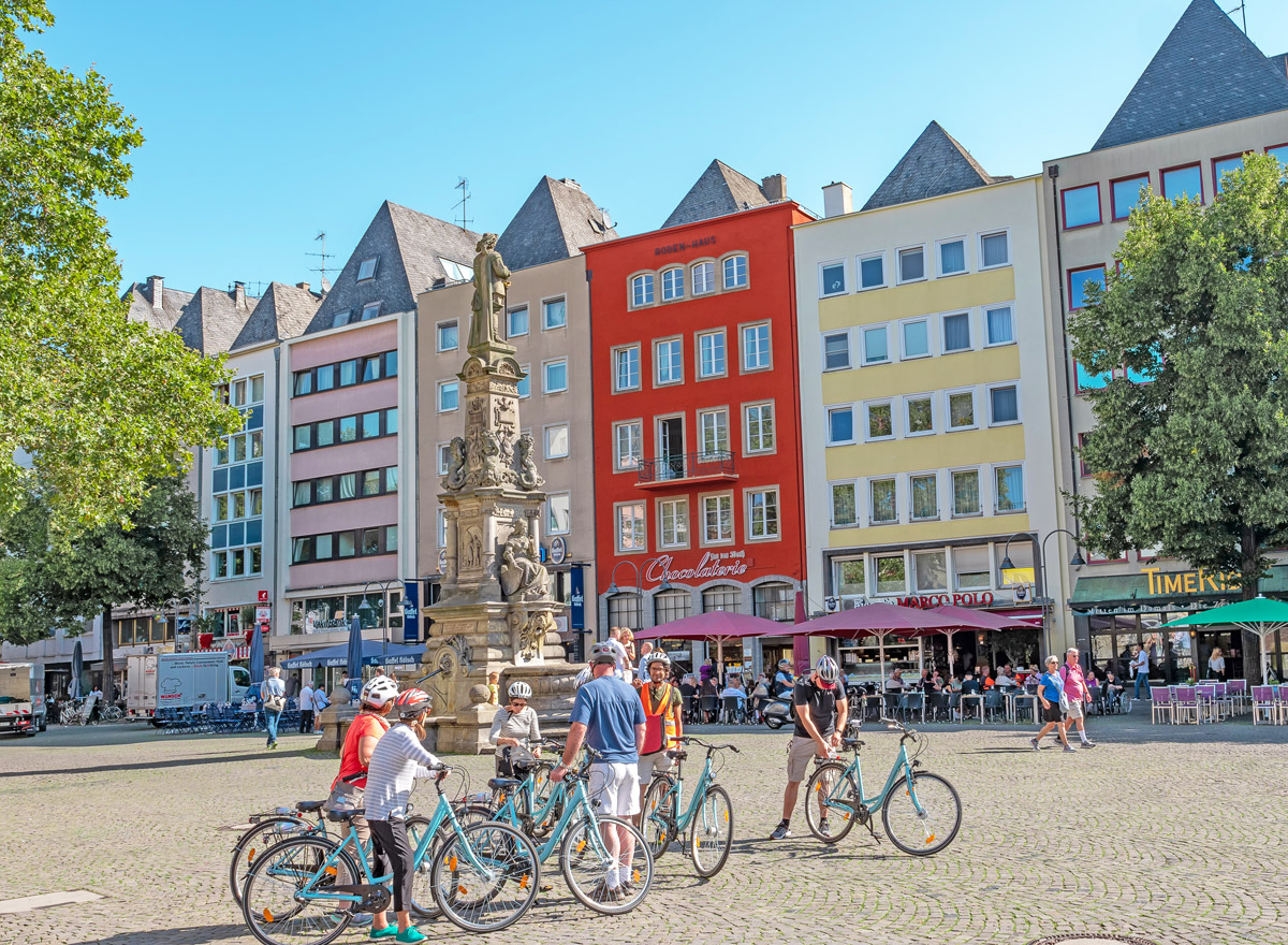 Köln eignet sich für tolle Touren mit dem Fahrrad