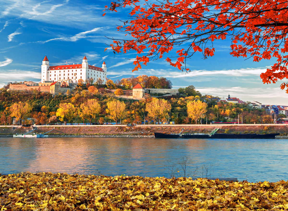 Donaukreuzfahrt Burg Bratislava