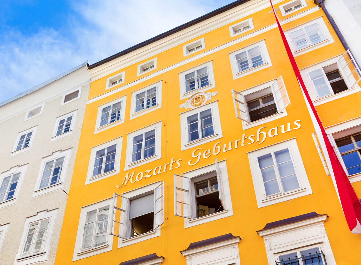 Morzarts Geburtstshaus ist ein Touristenmagnet in Salzburg